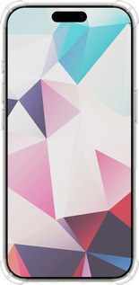 Силикон с усиленными углами чехол Геометрия 3 для Apple iPhone 16 Pro - 4415sp-3708 изображение 