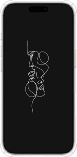 Силикон с усиленными углами чехол Пара для Apple iPhone 16 Pro - 4457sp-3708 изображение 