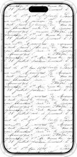 Силикон с усиленными углами чехол Прописной шрифт для Apple iPhone 16 Pro - 4475sp-3708 изображение 