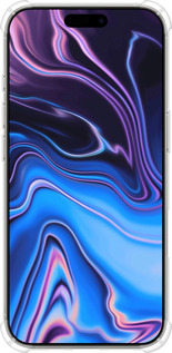 Силіконовий протиударний с посиленими кутами чехол Візерунок води для Apple iPhone 16 Pro - 4491sp-3708 изображение 