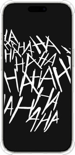Силикон с усиленными углами чехол joker hahaha для Apple iPhone 16 Pro - 4509sp-3708 изображение 