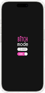 Силикон с усиленными углами чехол Bitch mode для Apple iPhone 16 Pro - 4548sp-3708 изображение 