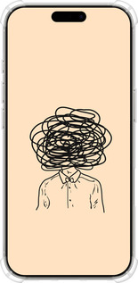 Силіконовий протиударний с посиленими кутами чехол Думки для Apple iPhone 16 Pro - 4568sp-3708 изображение 