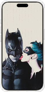 Силикон с усиленными углами чехол Бэтмен для Apple iPhone 16 Pro - 4678sp-3708 изображение 