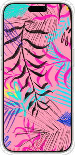 Силикон с усиленными углами чехол Растительный узор 2 для Apple iPhone 16 Pro - 4740sp-3708 изображение 