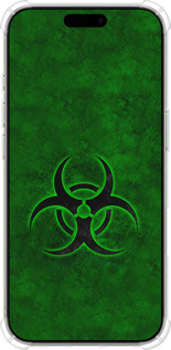 Силикон с усиленными углами чехол biohazard 30 для Apple iPhone 16 Pro - 4848sp-3708 изображение 