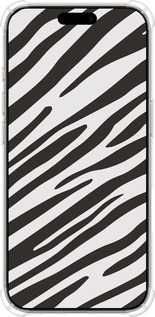 Силіконовий протиударний с посиленими кутами чехол Класична зебра для Apple iPhone 16 Pro - 4874sp-3708 изображение 
