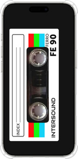 Силикон с усиленными углами чехол Кассета с90 для Apple iPhone 16 Pro - 4894sp-3708 изображение 