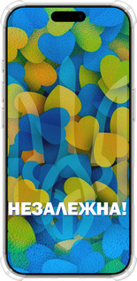 Силикон с усиленными углами чехол Незалежна для Apple iPhone 16 Pro - 5447sp-3708 изображение 