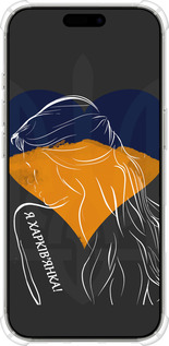 Силикон с усиленными углами чехол Я Харьковчанка для Apple iPhone 16 Pro - 5452sp-3708 изображение 