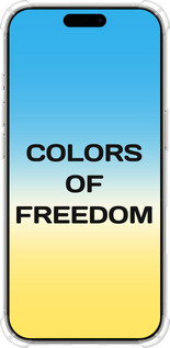 Силикон с усиленными углами чехол Colors of Freedom для Apple iPhone 16 Pro - 5453sp-3708 изображение 