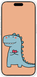 Силіконовий протиударний с посиленими кутами чехол Дракон для нього для Apple iPhone 16 Pro - 5525sp-3708 изображение 