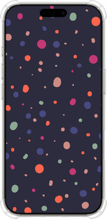 Силикон с усиленными углами чехол Горошек v2 для Apple iPhone 16 Pro - 5599sp-3708 изображение 