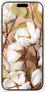 Силикон с усиленными углами чехол Хлопок для Apple iPhone 16 Pro - 5665sp-3708 изображение 