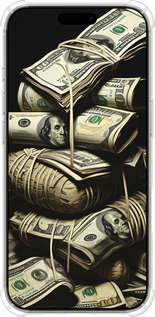 Силіконовий протиударний с посиленими кутами чехол Великі гроші для Apple iPhone 16 Pro - 5666sp-3708 изображение 