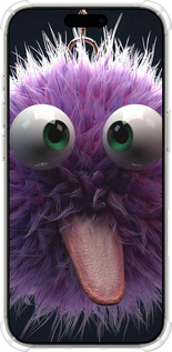 Силикон с усиленными углами чехол Пушистик для Apple iPhone 16 Pro - 6017sp-3708 изображение 