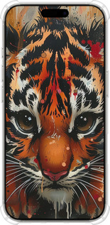 Силіконовий протиударний с посиленими кутами чехол Mini tiger для Apple iPhone 16 Pro - 6052sp-3708 изображение 