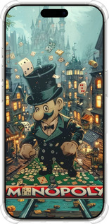 Силикон с усиленными углами чехол Сказочный Monopoly для Apple iPhone 16 Pro - 6086sp-3708 изображение 