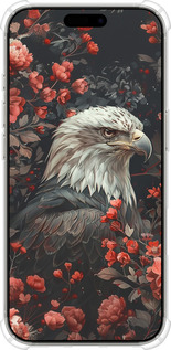 Силикон с усиленными углами чехол Цветочный страж для Apple iPhone 16 Pro - 6102sp-3708 изображение 