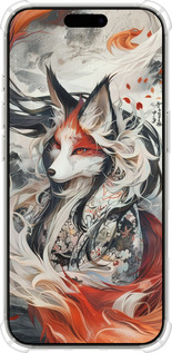 Силикон с усиленными углами чехол Дух кицунэ' для Apple iPhone 16 Pro - 6107sp-3708 изображение 