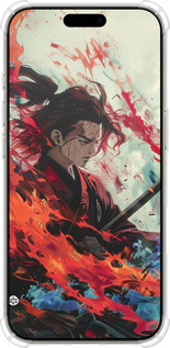 Силіконовий протиударний с посиленими кутами чехол Битва стихій для Apple iPhone 16 Pro - 6110sp-3708 изображение 