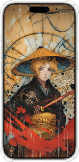 Силіконовий протиударний с посиленими кутами чехол Самурайська відвага для Apple iPhone 16 Pro - 6115sp-3708 изображение 