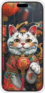 Силикон с усиленными углами чехол China Cat v2 для Apple iPhone 16 Pro - 6135sp-3708 изображение 