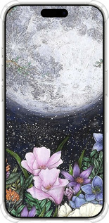 Силикон с усиленными углами чехол Полночь в саду для Apple iPhone 16 Pro - 6259sp-3708 изображение 