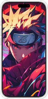 Силикон с усиленными углами чехол Наруто для Apple iPhone 16 Pro - 6274sp-3708 изображение 