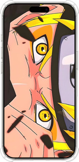 Силіконовий протиударний с посиленими кутами чехол Наруто 2 для Apple iPhone 16 Pro - 6297sp-3708 изображение 