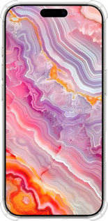 Силикон с усиленными углами чехол Мрамор 2 для Apple iPhone 16 Pro - 6307sp-3708 изображение 
