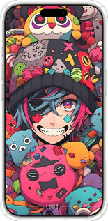 Силіконовий протиударний с посиленими кутами чехол Аніме хлопець для Apple iPhone 16 Pro - 6317sp-3708 изображение 