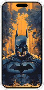 Силикон с усиленными углами чехол Бэтмен для Apple iPhone 16 Pro - 6335sp-3708 изображение 