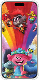 Силикон с усиленными углами чехол Троли для Apple iPhone 16 Pro - 6343sp-3708 изображение 