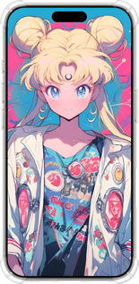 Силіконовий протиударний с посиленими кутами чехол Сейлор Мун 2 для Apple iPhone 16 Pro - 6351sp-3708 изображение 