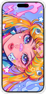 Силіконовий протиударний с посиленими кутами чехол Сейлор Мун 4 для Apple iPhone 16 Pro - 6353sp-3708 изображение 