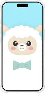 Силикон с усиленными углами чехол Милый барашек для Apple iPhone 16 Pro - 6355sp-3708 изображение 