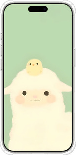 Силіконовий протиударний с посиленими кутами чехол Барашек и ципленок для Apple iPhone 16 Pro - 6369sp-3708 изображение 