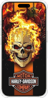 Силикон с усиленными углами чехол Харлей девидсон для Apple iPhone 16 Pro - 6370sp-3708 изображение 