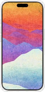 Силикон с усиленными углами чехол Горный закат для Apple iPhone 16 Pro - 6479sp-3708 изображение 