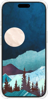 Силіконовий протиударний с посиленими кутами чехол Гірська ідилія нічний краєвид для Apple iPhone 16 Pro - 6488sp-3708 изображение 