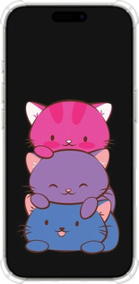Силіконовий протиударний с посиленими кутами чехол Милі котятка для Apple iPhone 16 Pro - 6518sp-3708 изображение 