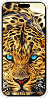 Силикон с усиленными углами чехол Леопард для Apple iPhone 16 Pro - 6611sp-3708 изображение 