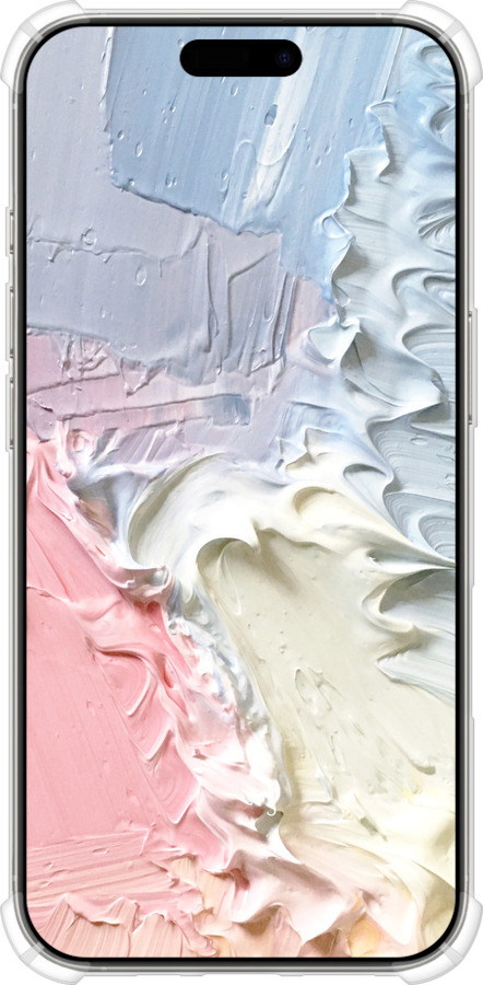 Силикон с усиленными углами чехол Пастель v1 для Apple iPhone 16 Pro - 3981sp-3708 изображение 
