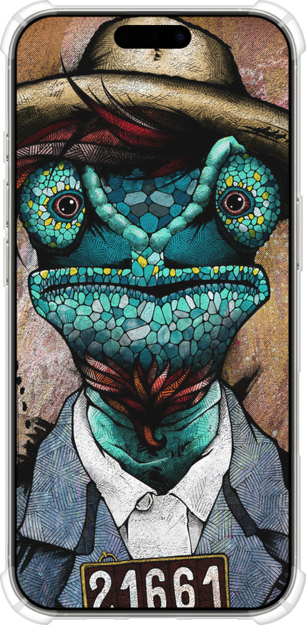 Силіконовий протиударний с посиленими кутами чехол Хамелеон в розшуку для Apple iPhone 16 Pro - 4030sp-3708 изображение 