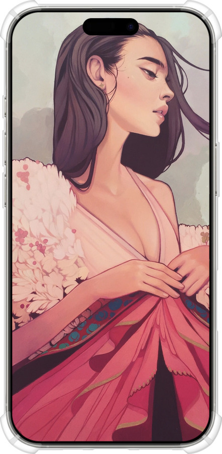Силіконовий протиударний с посиленими кутами чехол Kelsey Beckett для Apple iPhone 16 Pro - 4034sp-3708 изображение 