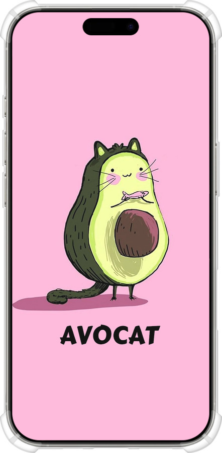 Силикон с усиленными углами чехол Avocat для Apple iPhone 16 Pro - 4270sp-3708 изображение 