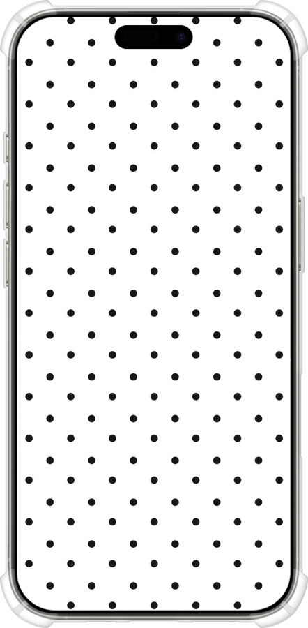 Силикон с усиленными углами чехол Горох для Apple iPhone 16 Pro - 4289sp-3708 изображение 