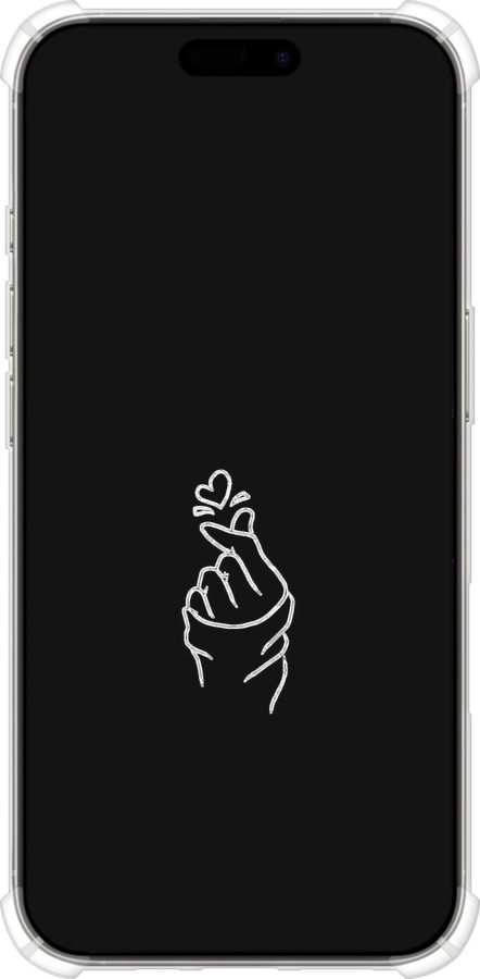 Силикон с усиленными углами чехол Love You для Apple iPhone 16 Pro - 4298sp-3708 изображение 