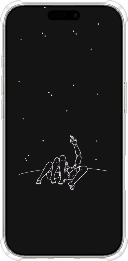 Силикон с усиленными углами чехол Романтика для Apple iPhone 16 Pro - 4306sp-3708 изображение 